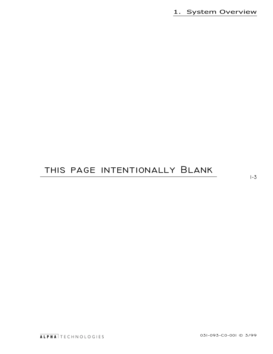 This page intentionally blank | Alpha Technologies CE-G Series User Manual | Page 13 / 44