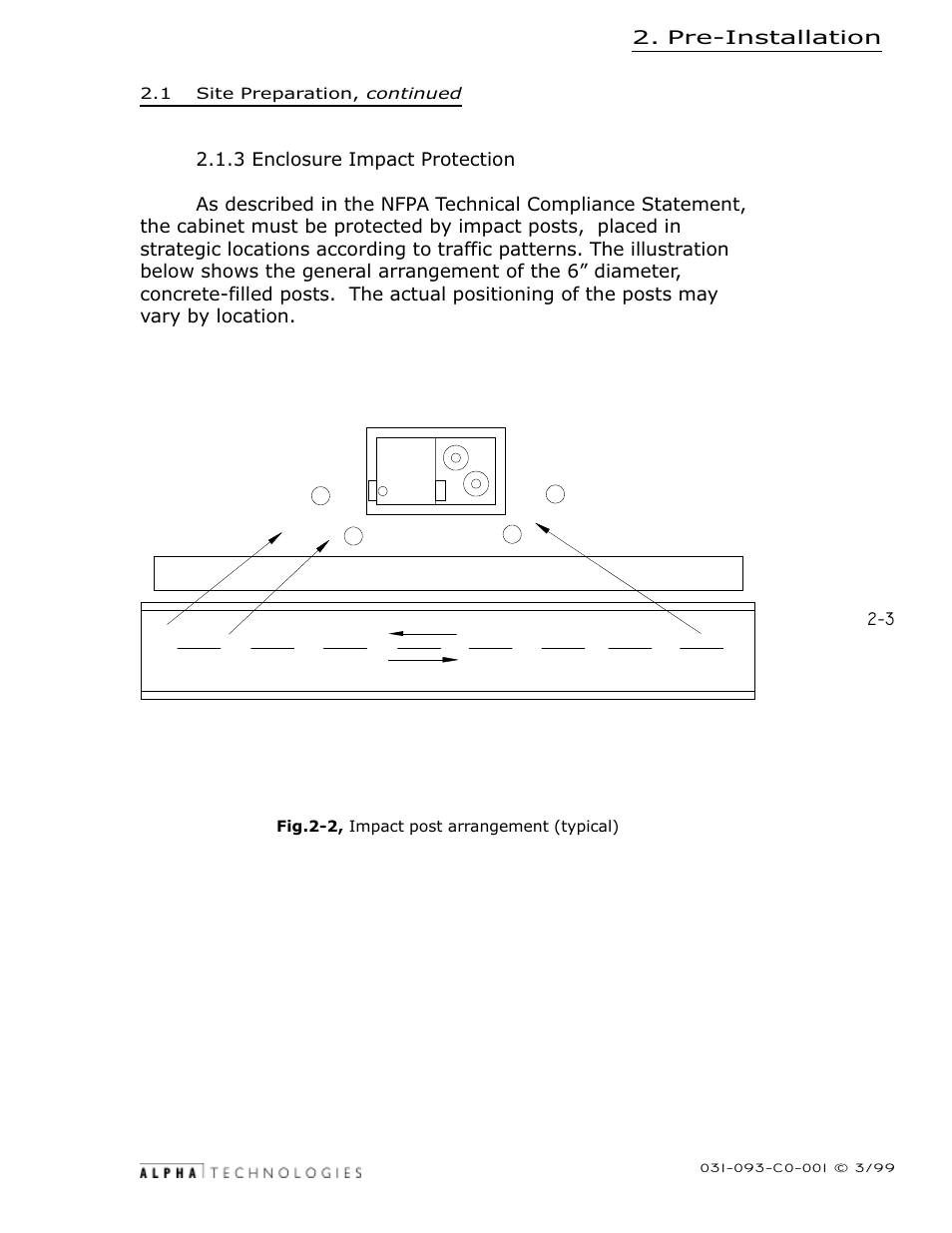 Pre-installation 2-3 | Alpha Technologies CE-G Series User Manual | Page 17 / 44