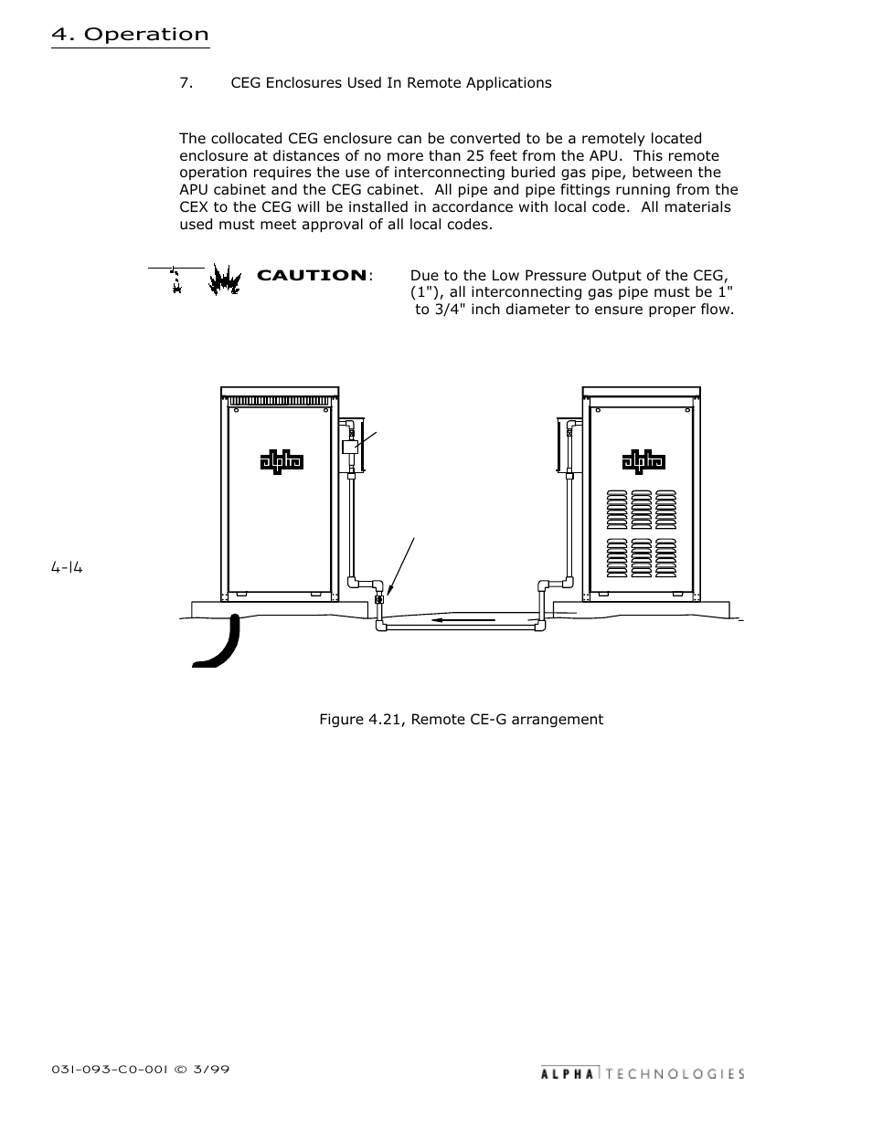 Operation 4-14 | Alpha Technologies CE-G Series User Manual | Page 39 / 44