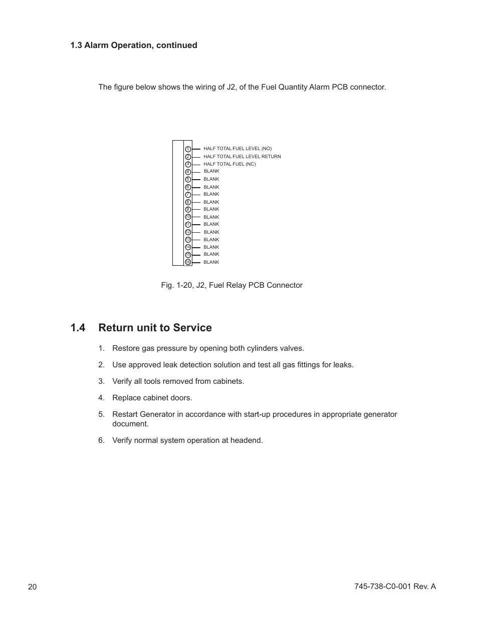 4 return unit to service, 3 alarm operation, continued | Alpha Technologies CE3G User Manual | Page 20 / 22