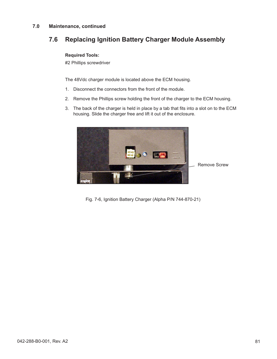 Alpha Technologies AlphaGen PN-6x-T 7.5kW 48Vdc User Manual | Page 81 / 95