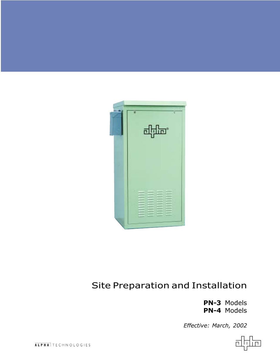 Alpha Technologies PN-4 User Manual | 44 pages
