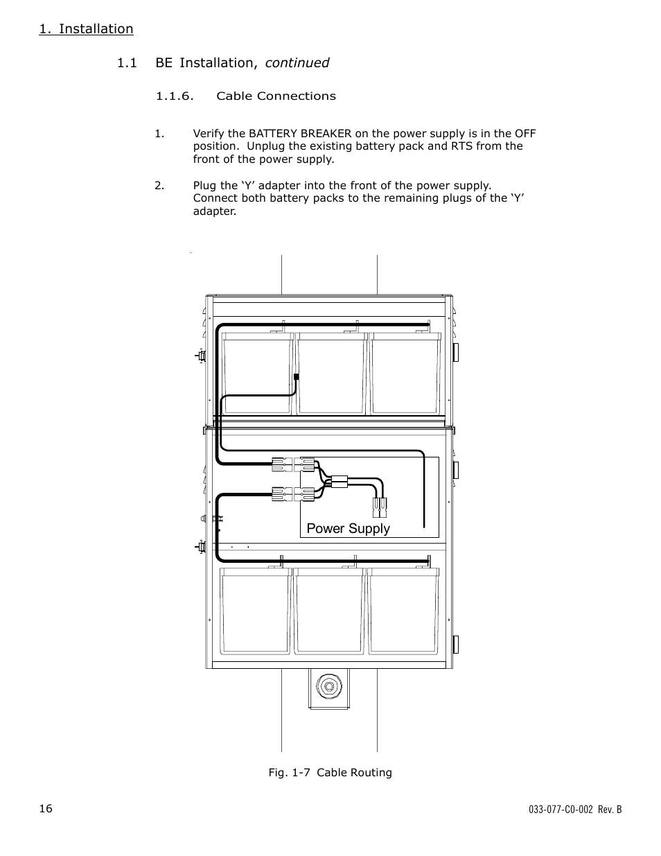 Enclosure installation | Alpha Technologies PWE Battery Enclosure (BE) User Manual | Page 16 / 20