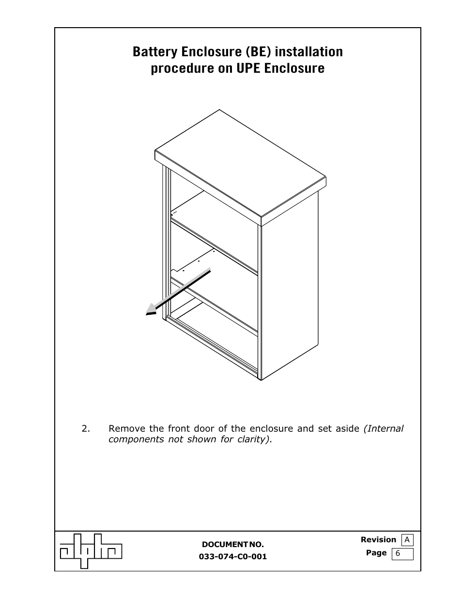 Alpha Technologies Battery Enclosure (BE) User Manual | Page 6 / 15