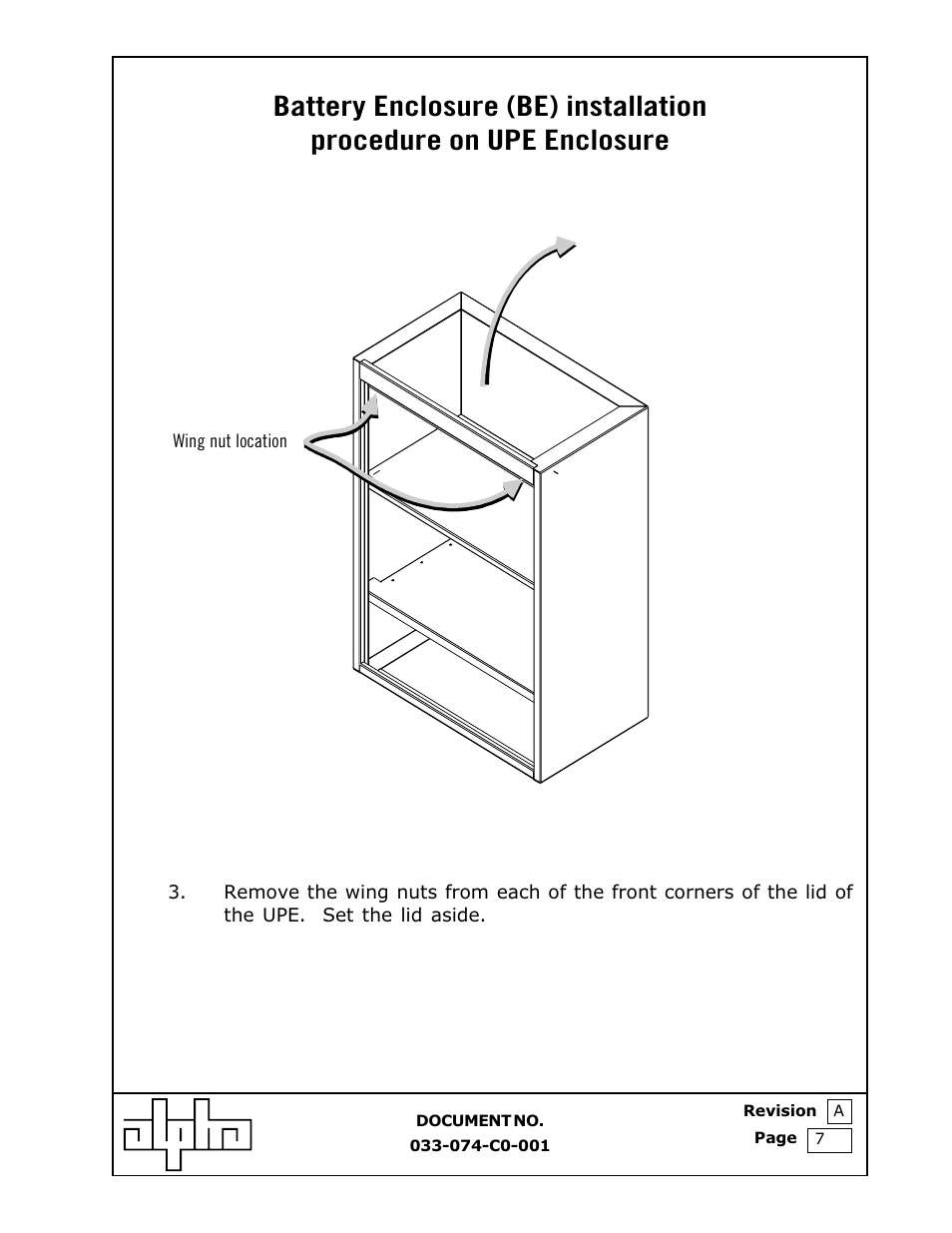 Alpha Technologies Battery Enclosure (BE) User Manual | Page 7 / 15