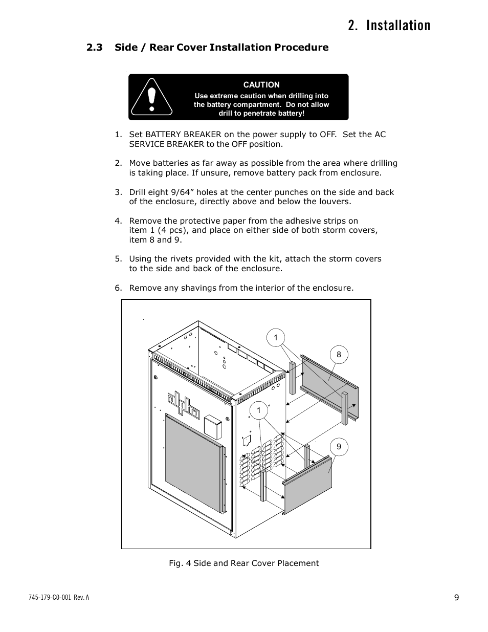 Installation | Alpha Technologies UPE-8 User Manual | Page 9 / 14