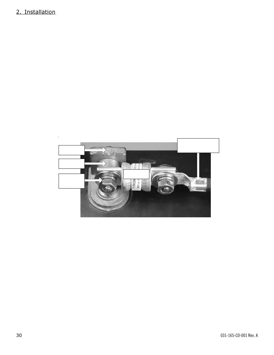 Continued, Installation, 6 battery installation | Alpha Technologies UPE-8 User Manual | Page 30 / 40