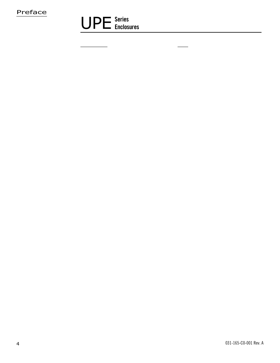 Series enclosures | Alpha Technologies UPE-8 User Manual | Page 4 / 40