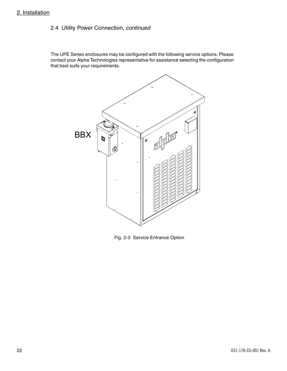 Alpha Technologies UPE-6L User Manual | Page 22 / 37