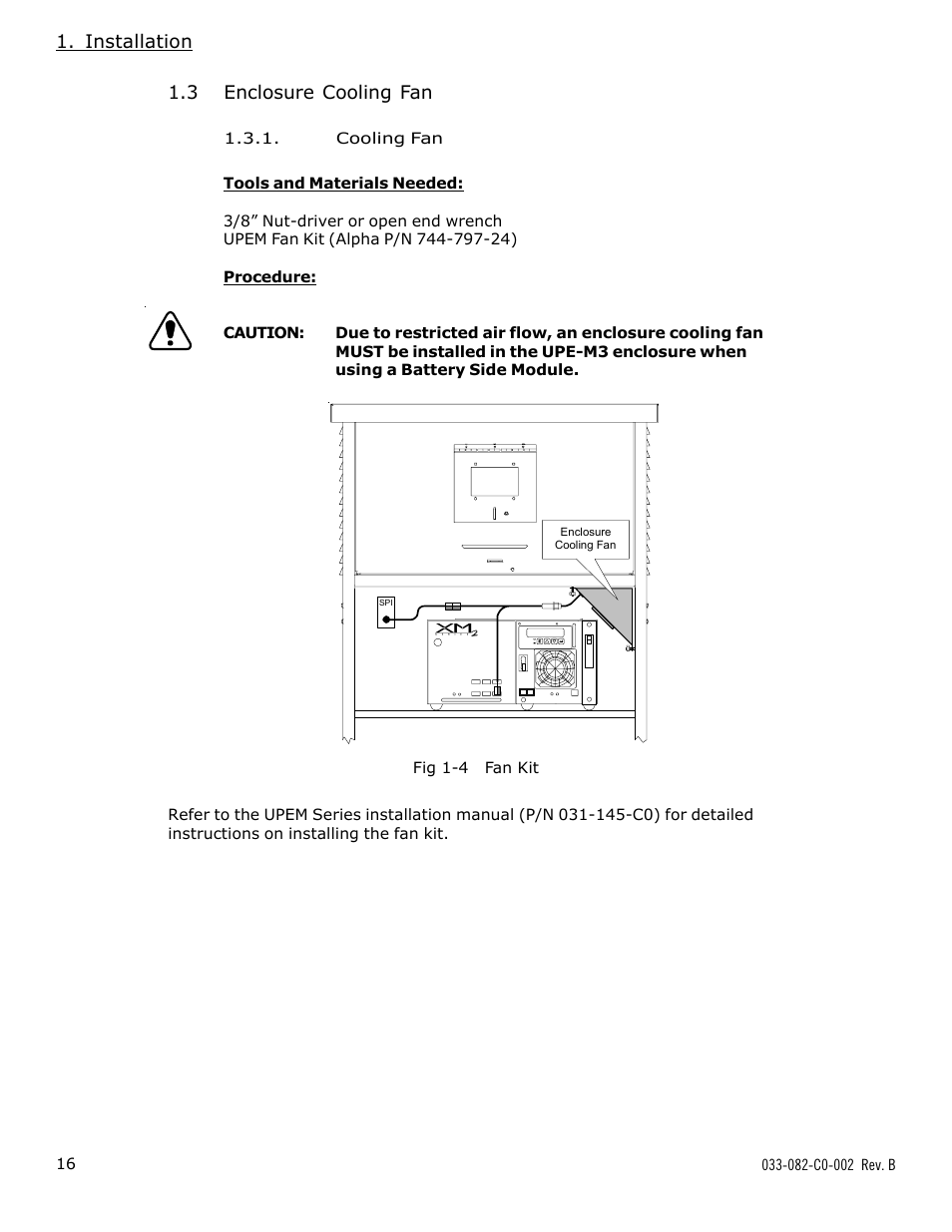 Alpha Technologies BSM-3 Battery Side Module Enclosure User Manual | Page 16 / 24