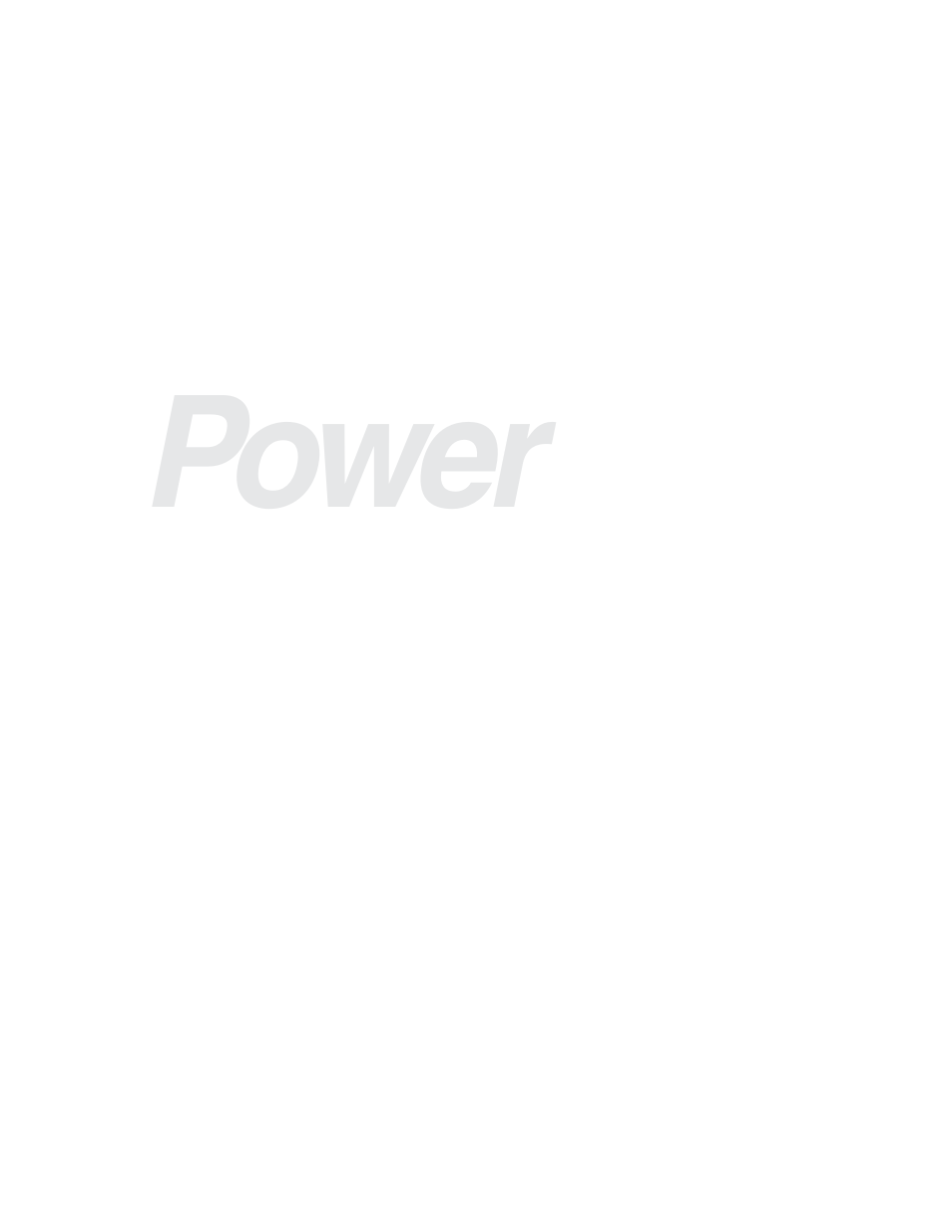 Power | Alpha Technologies High Wind Louver Cover Kits User Manual | Page 22 / 22