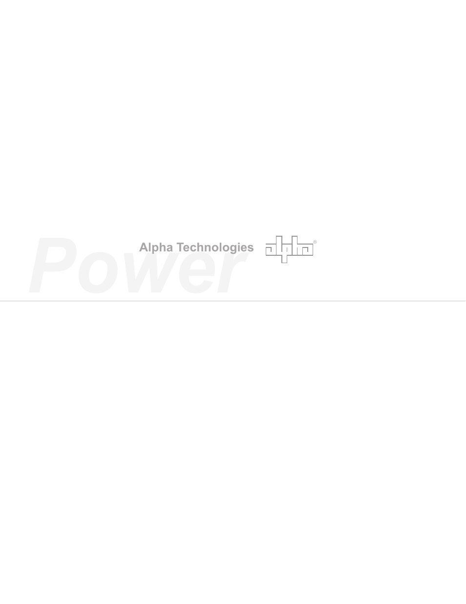 Power | Alpha Technologies LPE Enclosure User Manual | Page 2 / 31