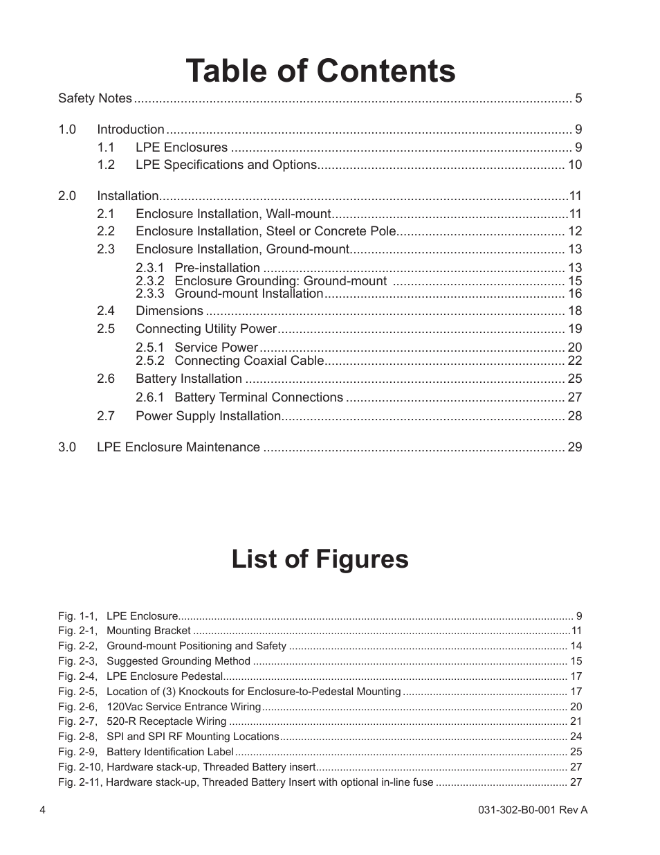 Alpha Technologies LPE Enclosure User Manual | Page 4 / 31