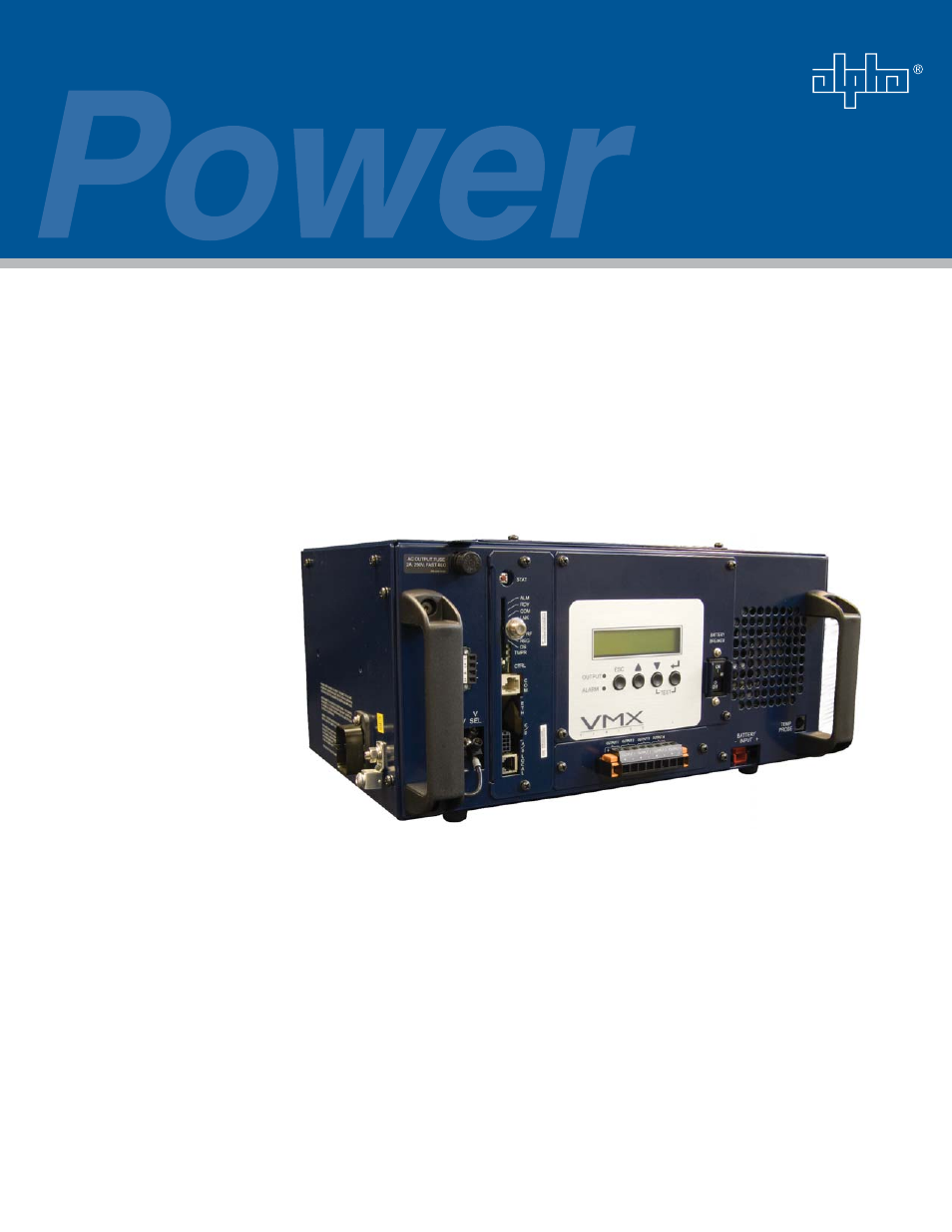 Alpha Technologies VMX Series User Manual | 60 pages