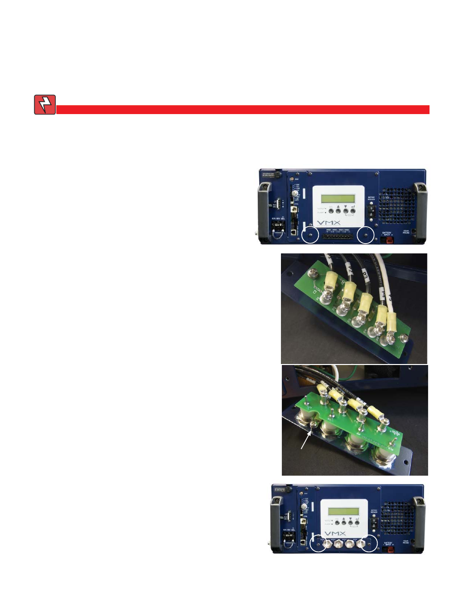 3 installing the coax cable connector outputs | Alpha Technologies VMX Series User Manual | Page 25 / 60