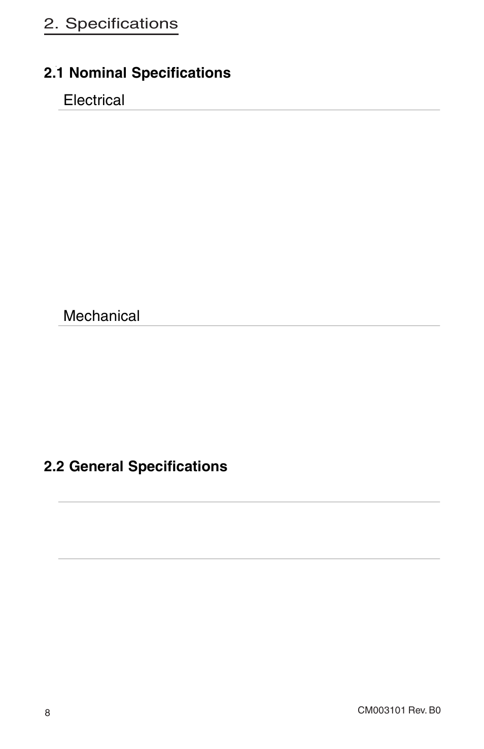 Electrical mechanical, Specifications | Alpha Technologies Mini-Mite Ferro Power Supply User Manual | Page 8 / 16