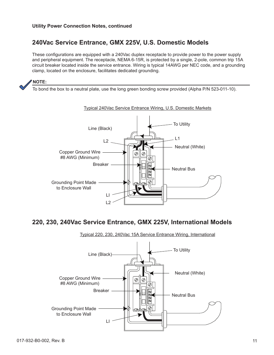Alpha Technologies GMX-915 User Manual | Page 11 / 61