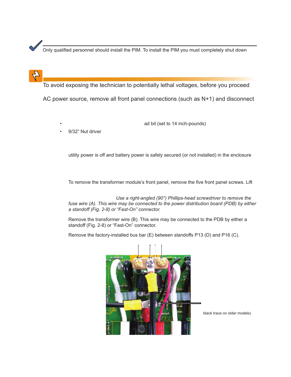 6 installing the pim | Alpha Technologies XM2, XM2-HV, XM2-HP User Manual | Page 32 / 90