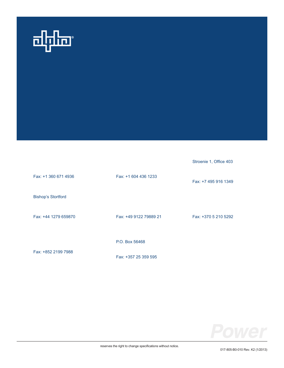 Alpha Technologies XM2, XM2-HV, XM2-HP User Manual | Page 90 / 90