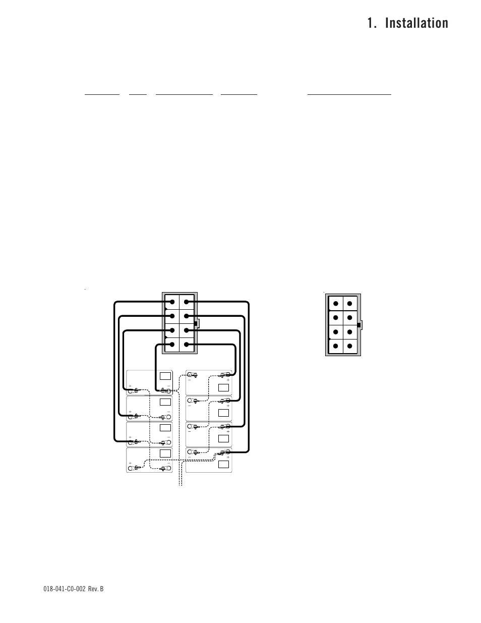 Installation, A/b c/d, Continued | 3 battery monitor connections | Alpha Technologies USM2.5 Status Monitor User Manual | Page 9 / 24