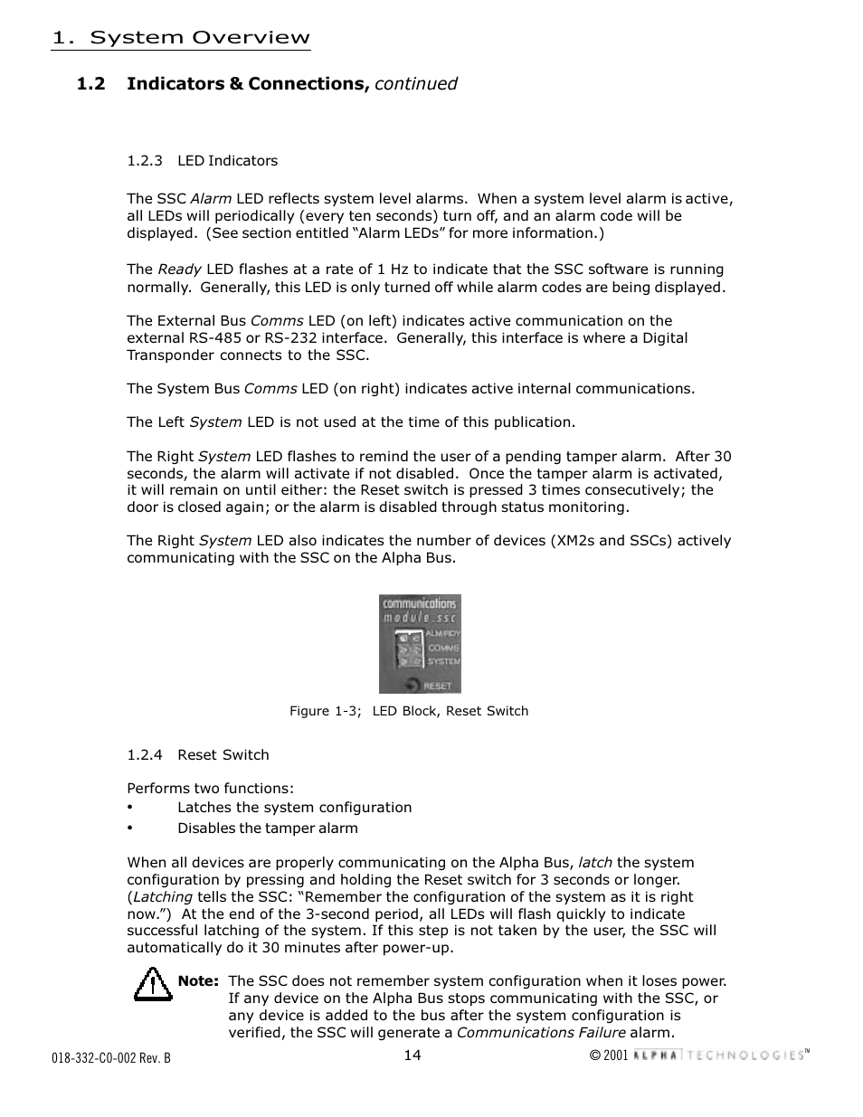Alpha Technologies Serial System Controller User Manual | Page 14 / 30