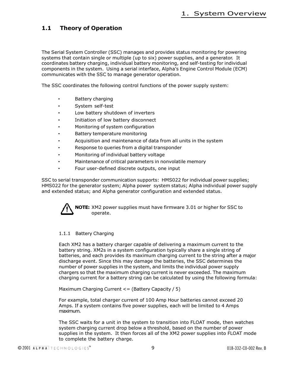 Alpha Technologies Serial System Controller User Manual | Page 9 / 30