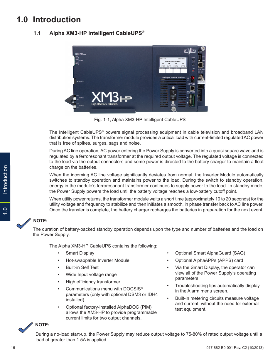 0 introduction | Alpha Technologies XM3-HP Series - Technical Manual User Manual | Page 16 / 116