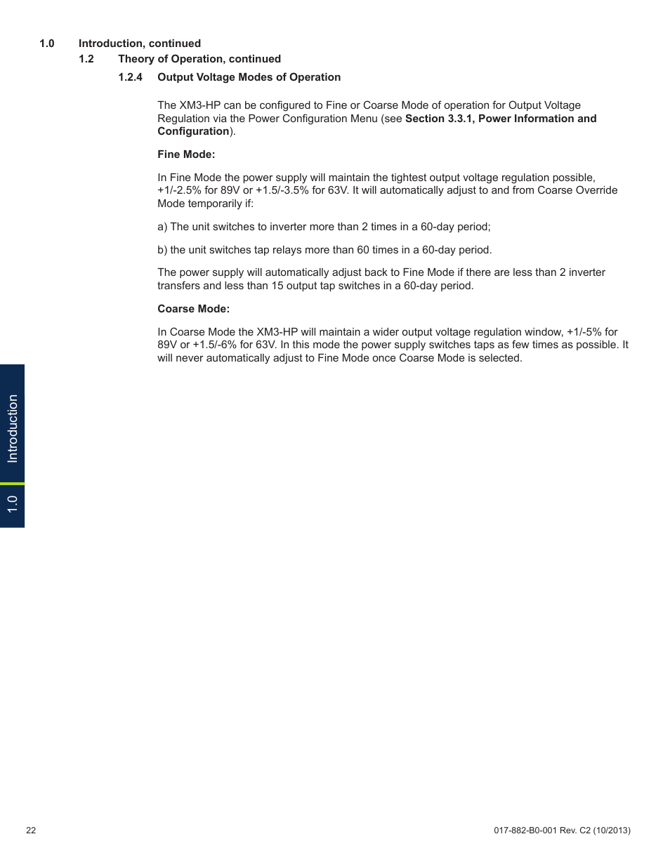 Alpha Technologies XM3-HP Series - Technical Manual User Manual | Page 22 / 116