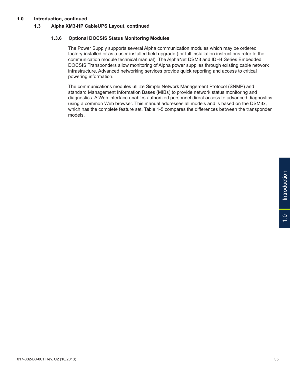 Alpha Technologies XM3-HP Series - Technical Manual User Manual | Page 35 / 116