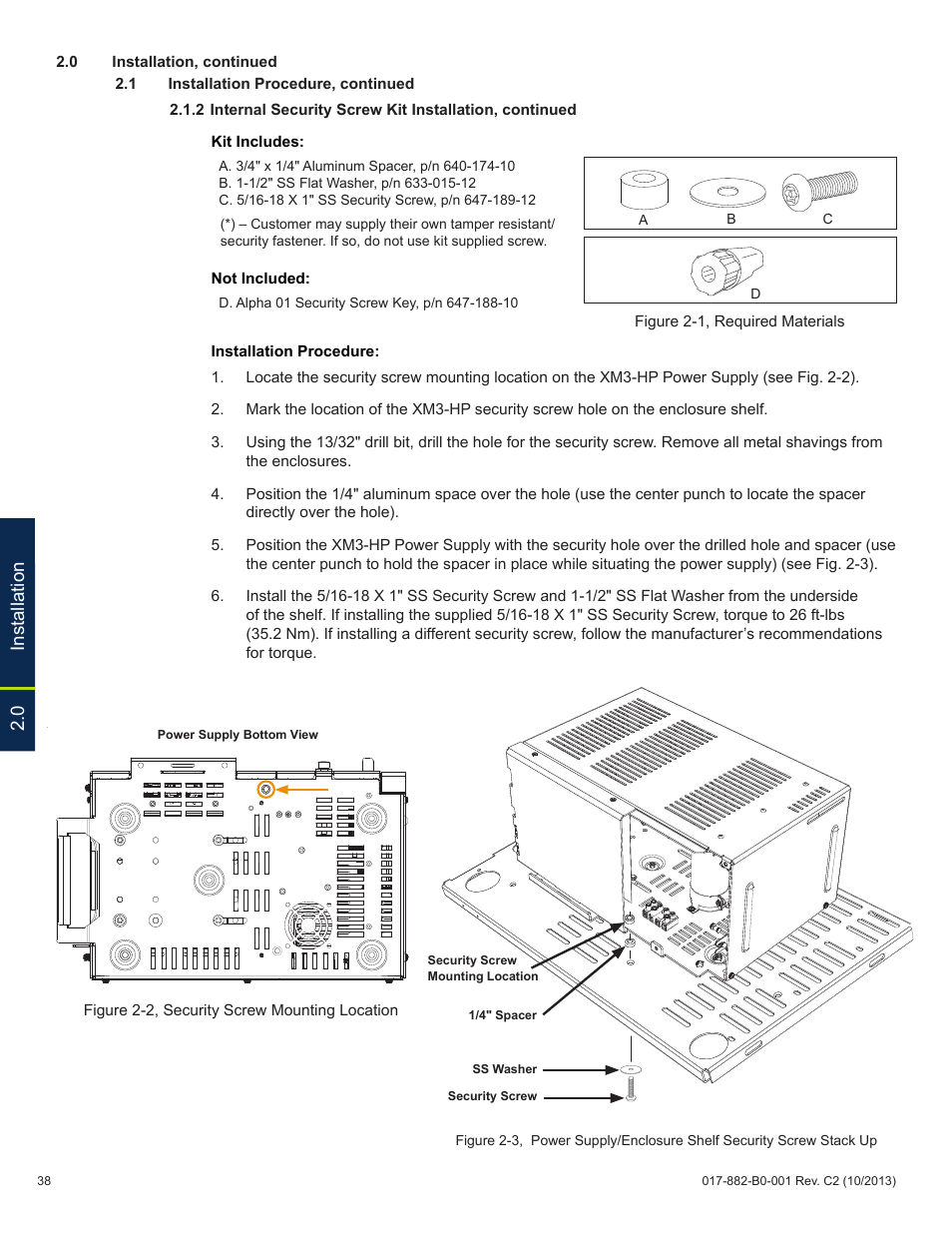 0 installation | Alpha Technologies XM3-HP Series - Technical Manual User Manual | Page 38 / 116