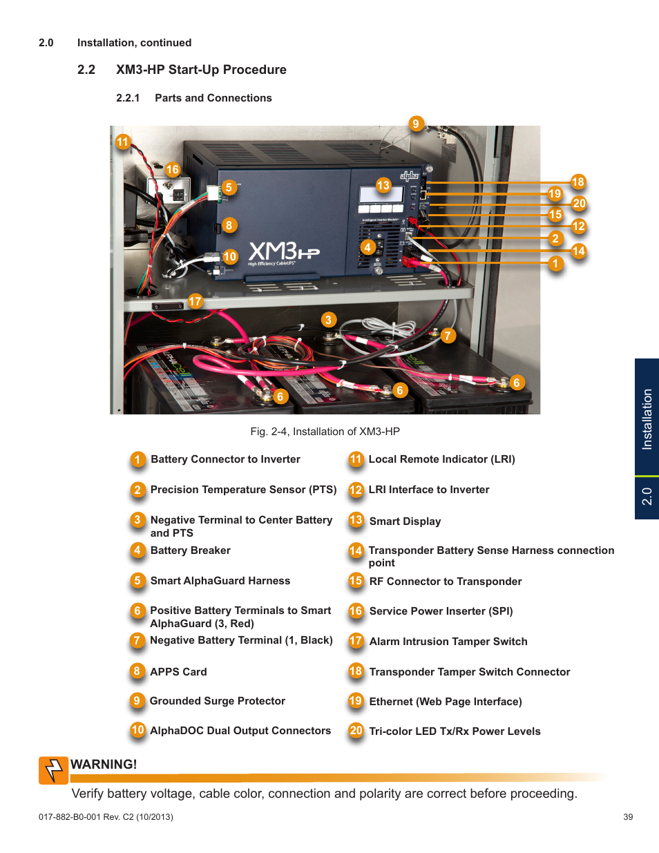 Alpha Technologies XM3-HP Series - Technical Manual User Manual | Page 39 / 116