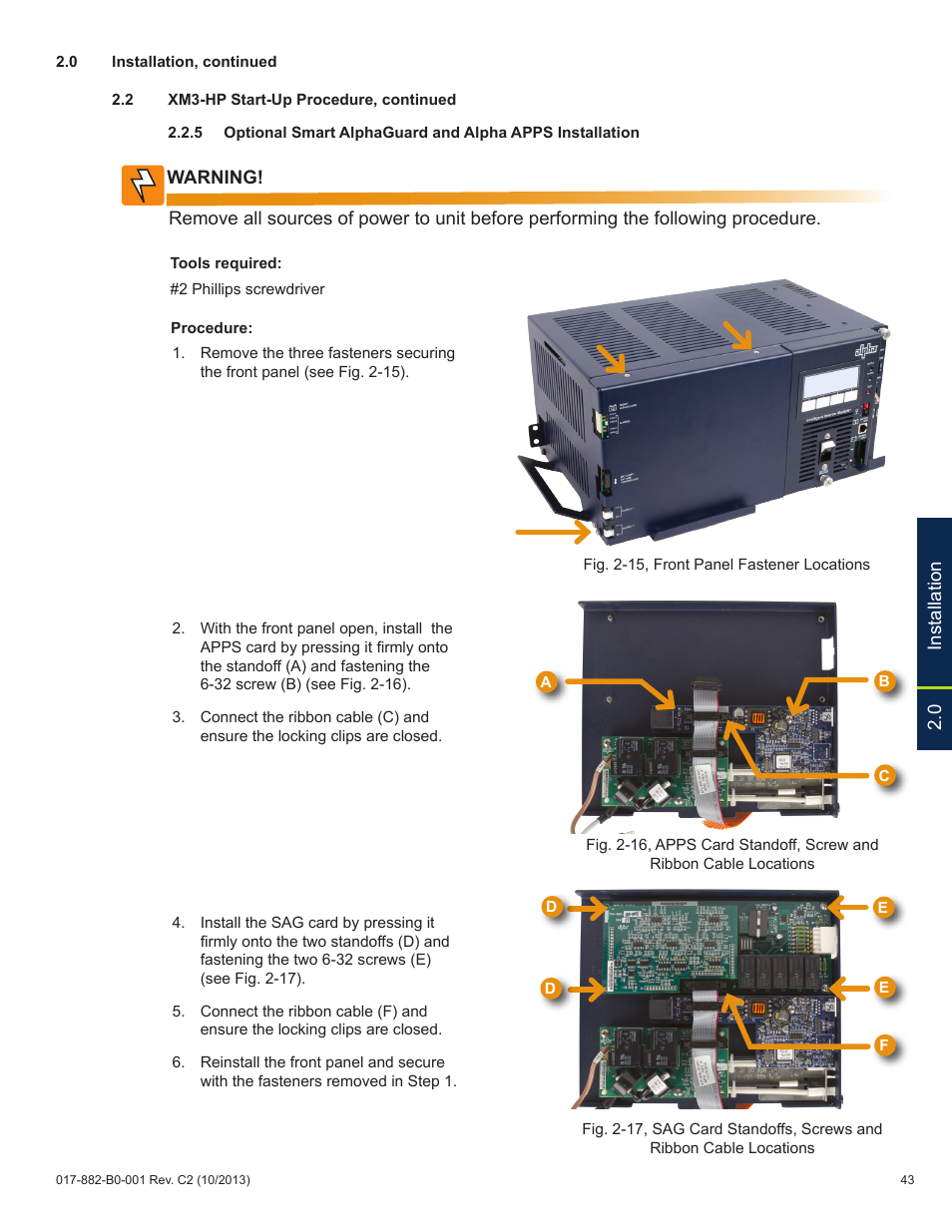 Alpha Technologies XM3-HP Series - Technical Manual User Manual | Page 43 / 116