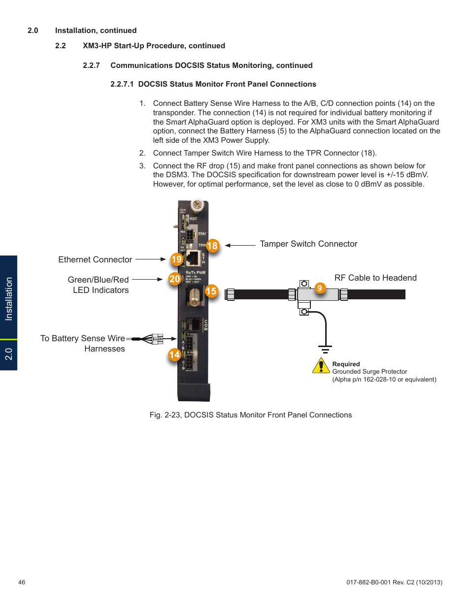 Alpha Technologies XM3-HP Series - Technical Manual User Manual | Page 46 / 116