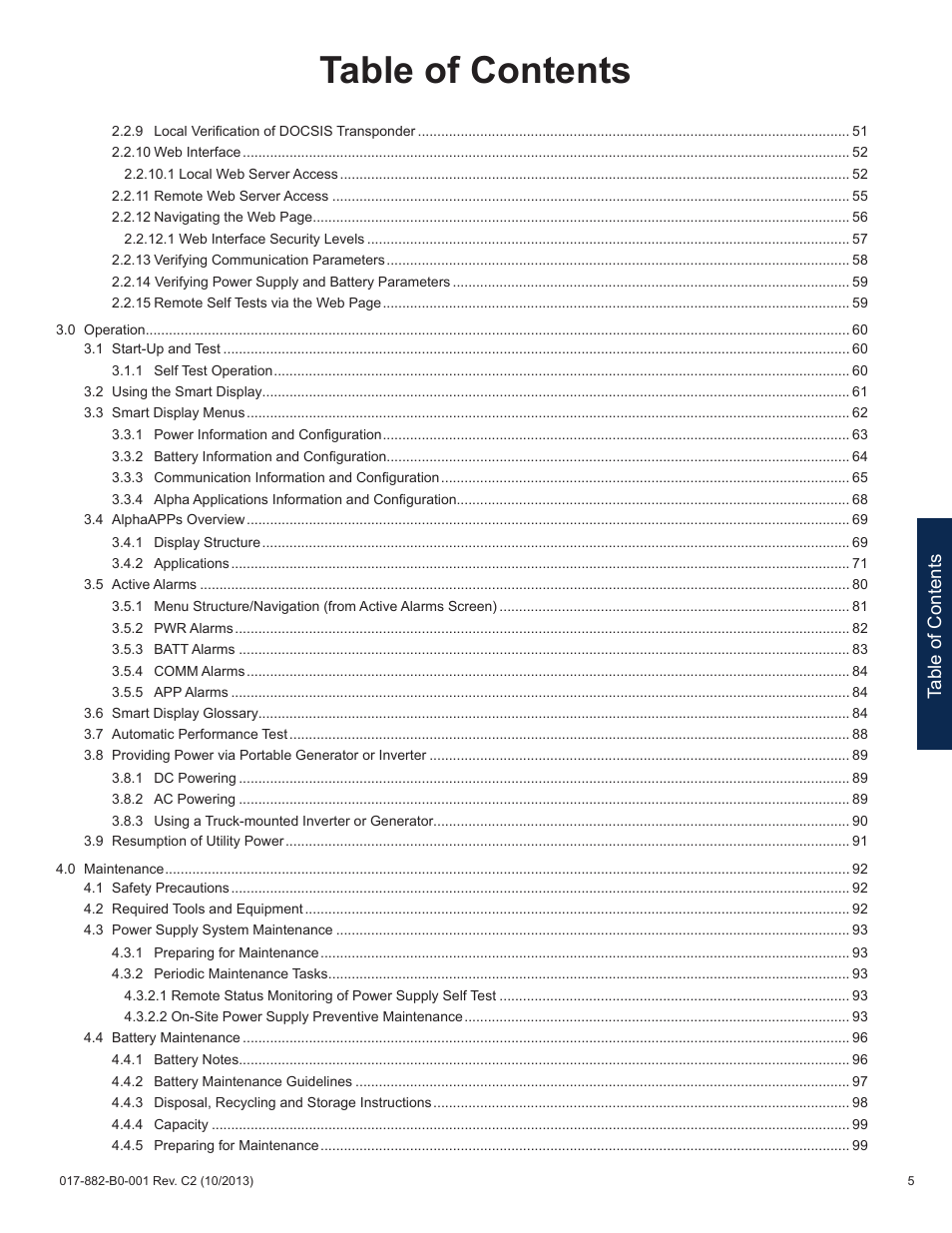 Alpha Technologies XM3-HP Series - Technical Manual User Manual | Page 5 / 116