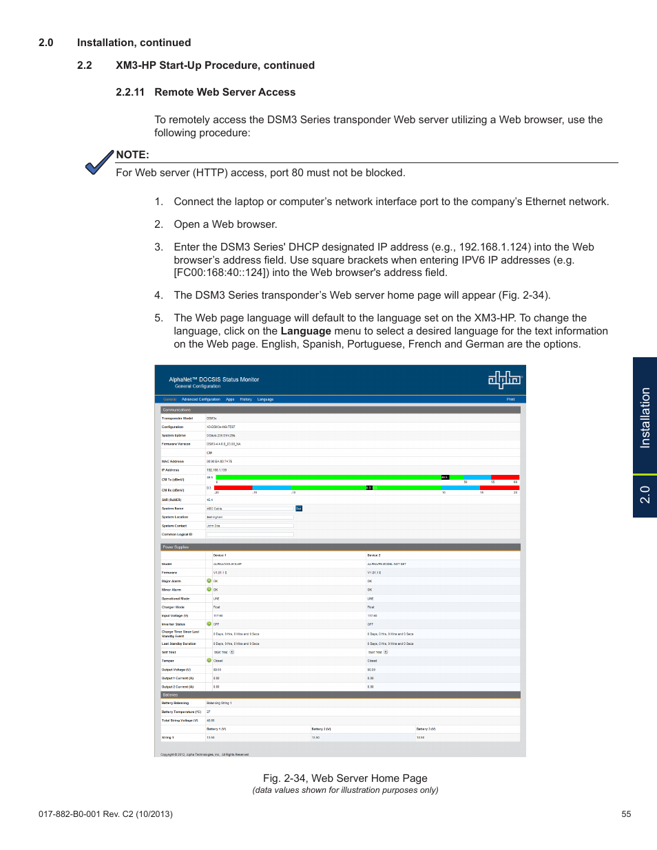 Alpha Technologies XM3-HP Series - Technical Manual User Manual | Page 55 / 116