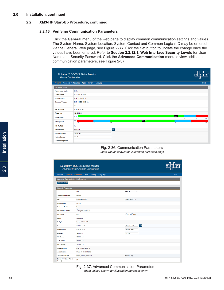 Alpha Technologies XM3-HP Series - Technical Manual User Manual | Page 58 / 116