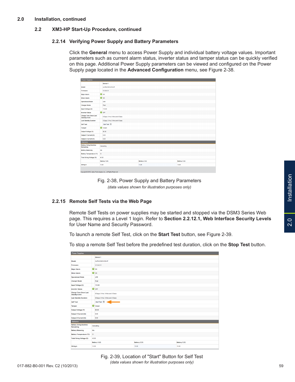 Alpha Technologies XM3-HP Series - Technical Manual User Manual | Page 59 / 116