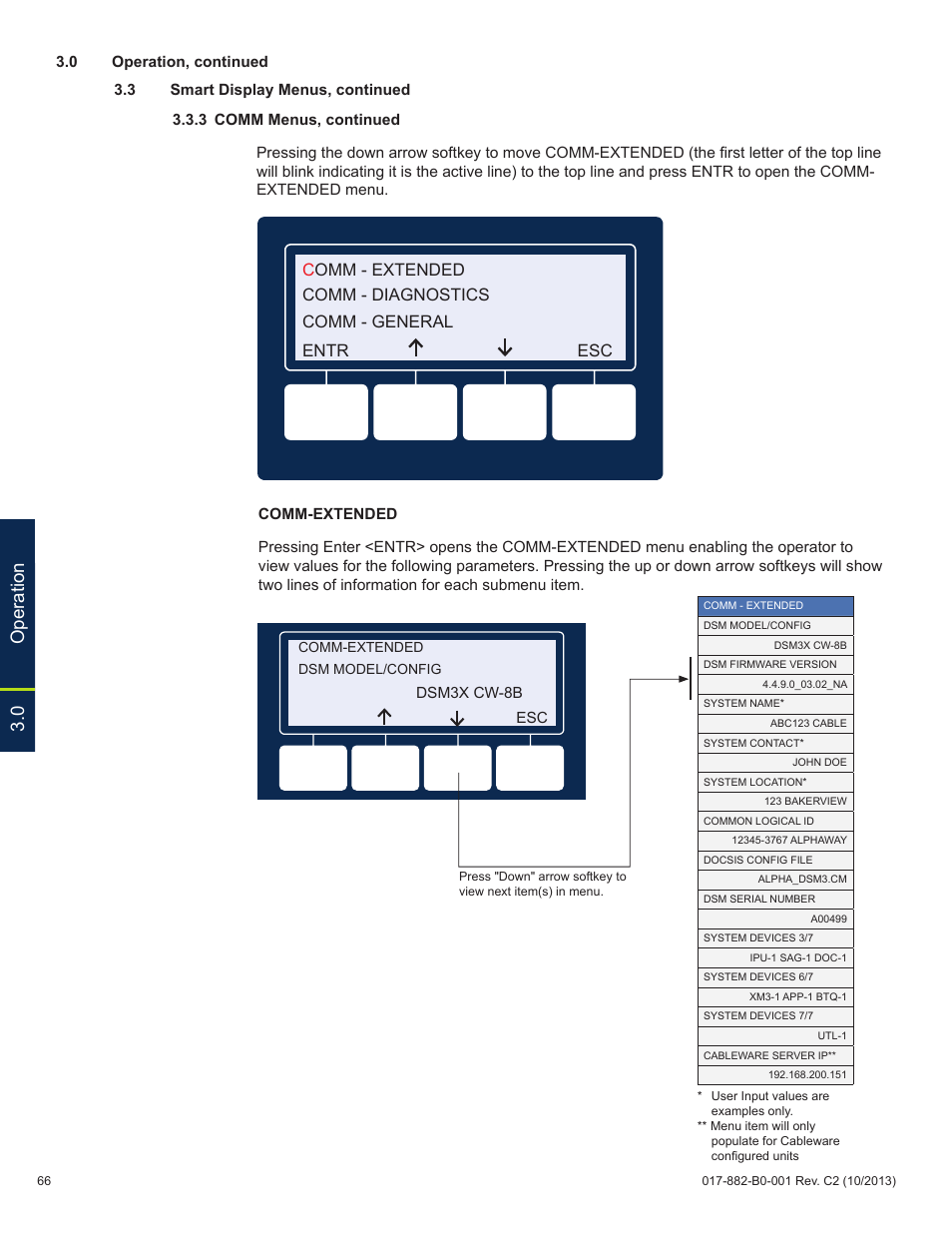 0 operation | Alpha Technologies XM3-HP Series - Technical Manual User Manual | Page 66 / 116