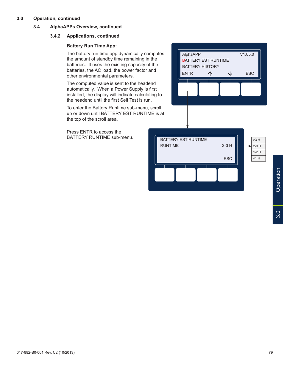 0 operation | Alpha Technologies XM3-HP Series - Technical Manual User Manual | Page 79 / 116