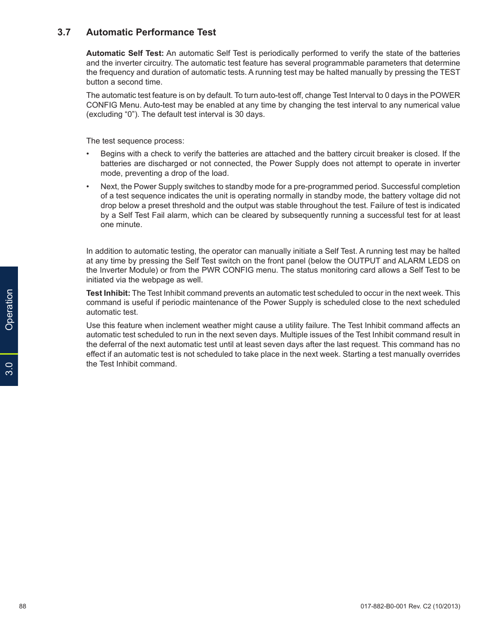 Alpha Technologies XM3-HP Series - Technical Manual User Manual | Page 88 / 116