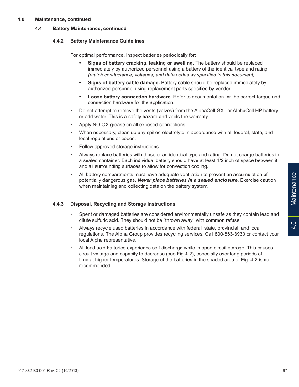 Alpha Technologies XM3-HP Series - Technical Manual User Manual | Page 97 / 116