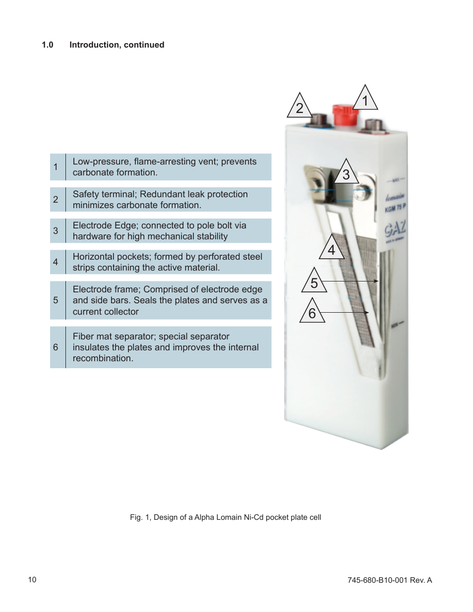 Alpha Technologies Lomain Ni-Cd Pocket Plate Battery User Manual | Page 10 / 30