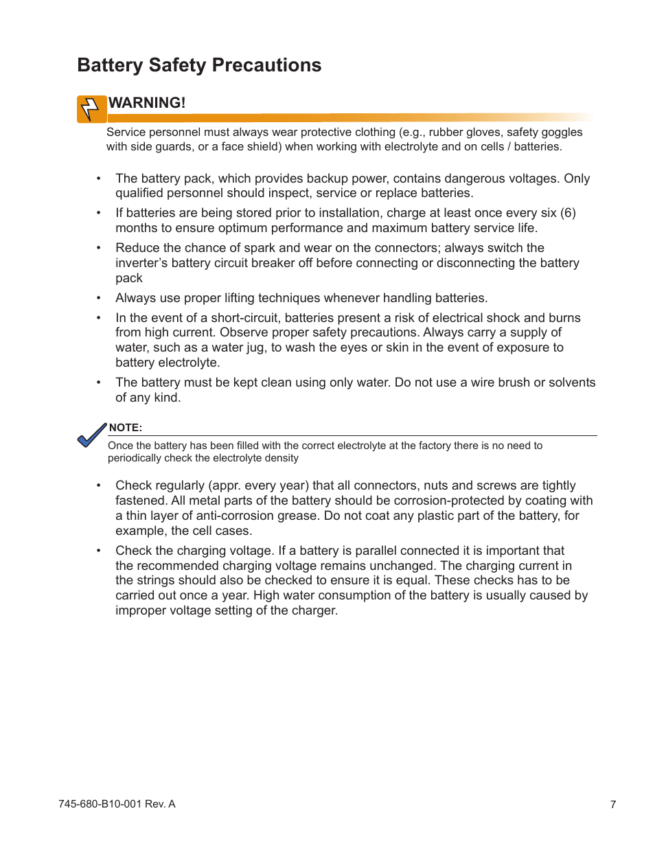 Battery safety precautions | Alpha Technologies Lomain Ni-Cd Pocket Plate Battery User Manual | Page 7 / 30