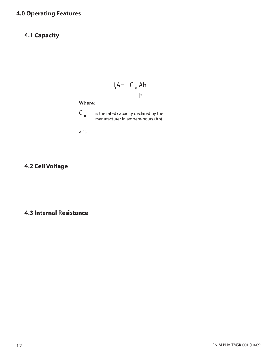 Pr el im in ar y | Alpha Technologies Industrial Ni-Cd Batteries Standard Range User Manual | Page 12 / 32