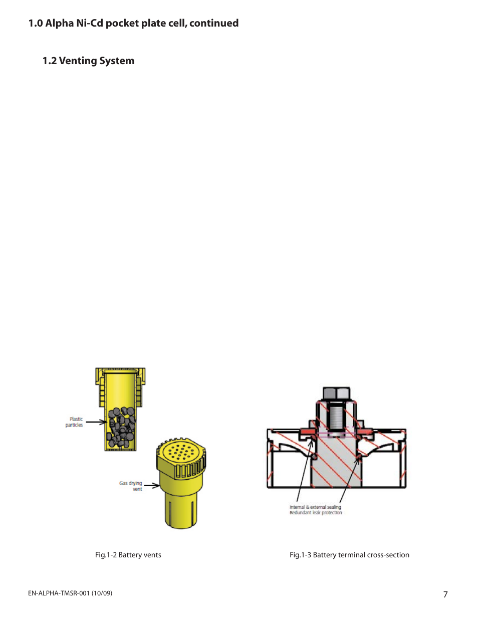 Pr el im in ar y | Alpha Technologies Industrial Ni-Cd Batteries Standard Range User Manual | Page 7 / 32