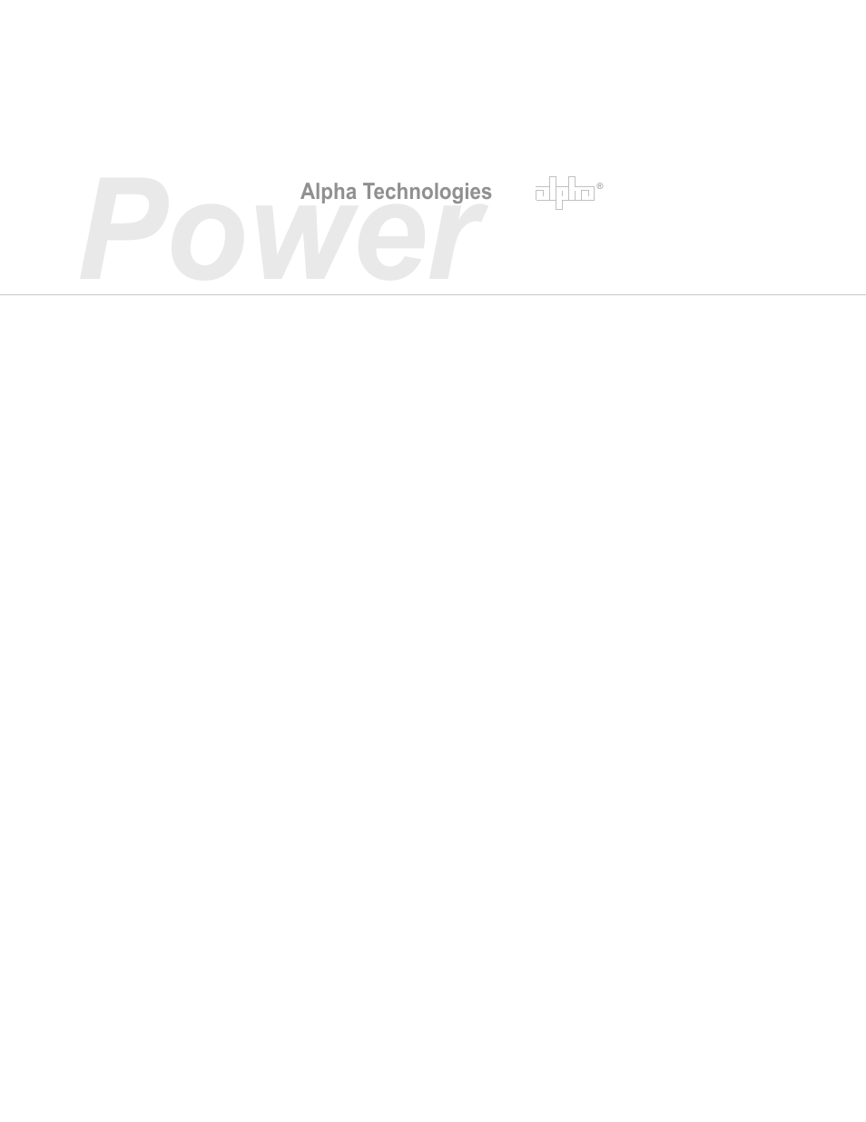 Power | Alpha Technologies Nickel Cadmium Clear Case - Technical Manual User Manual | Page 2 / 24