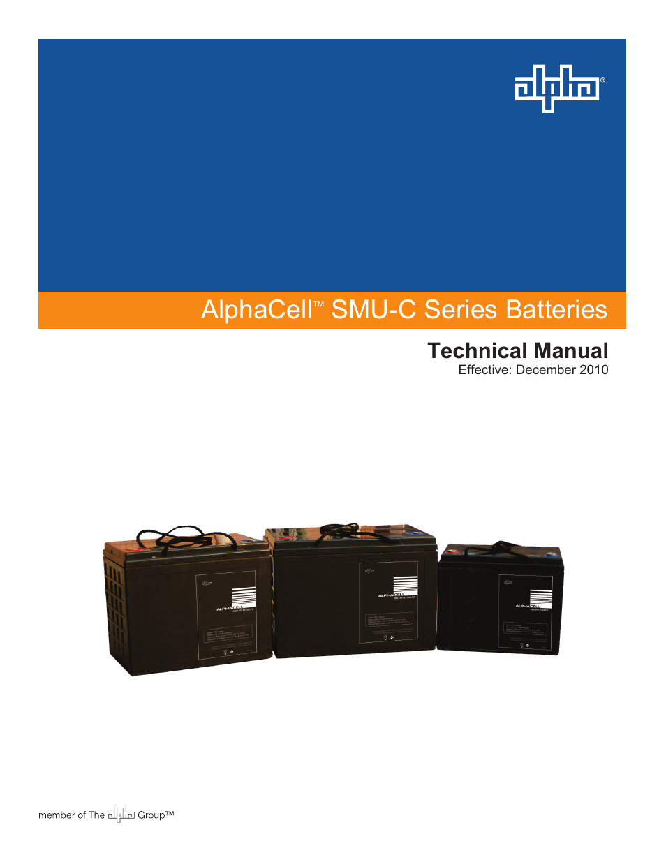 Alpha Technologies AlphaCellTM SMU-C Series User Manual | 32 pages