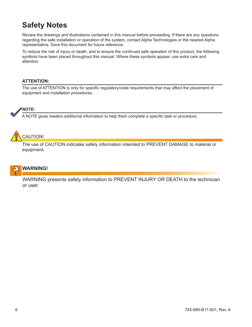 Alpha Technologies AlphaCellTM SMU-C Series User Manual | Page 6 / 32