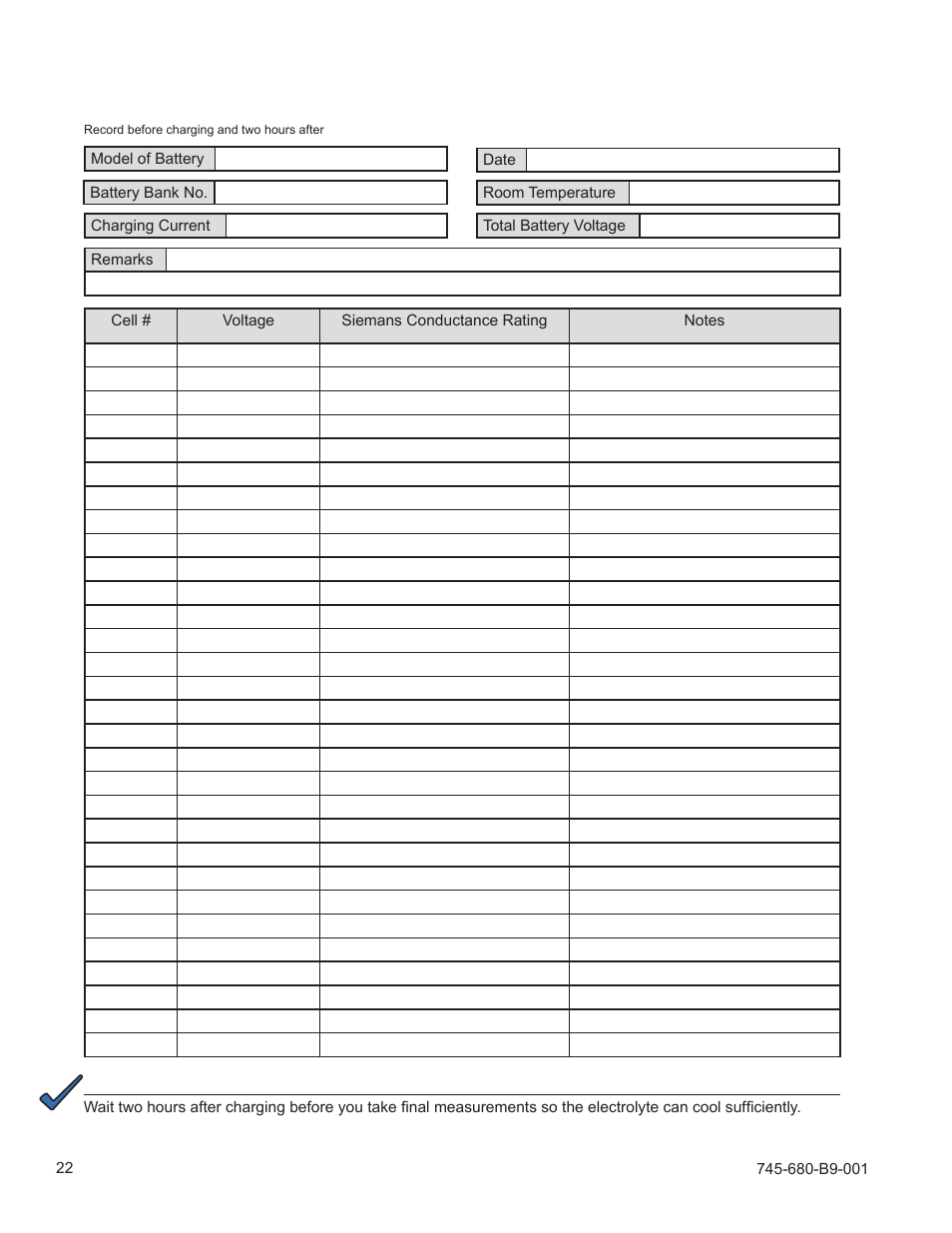 0 forms | Alpha Technologies AlphaCell SMU User Manual | Page 22 / 24