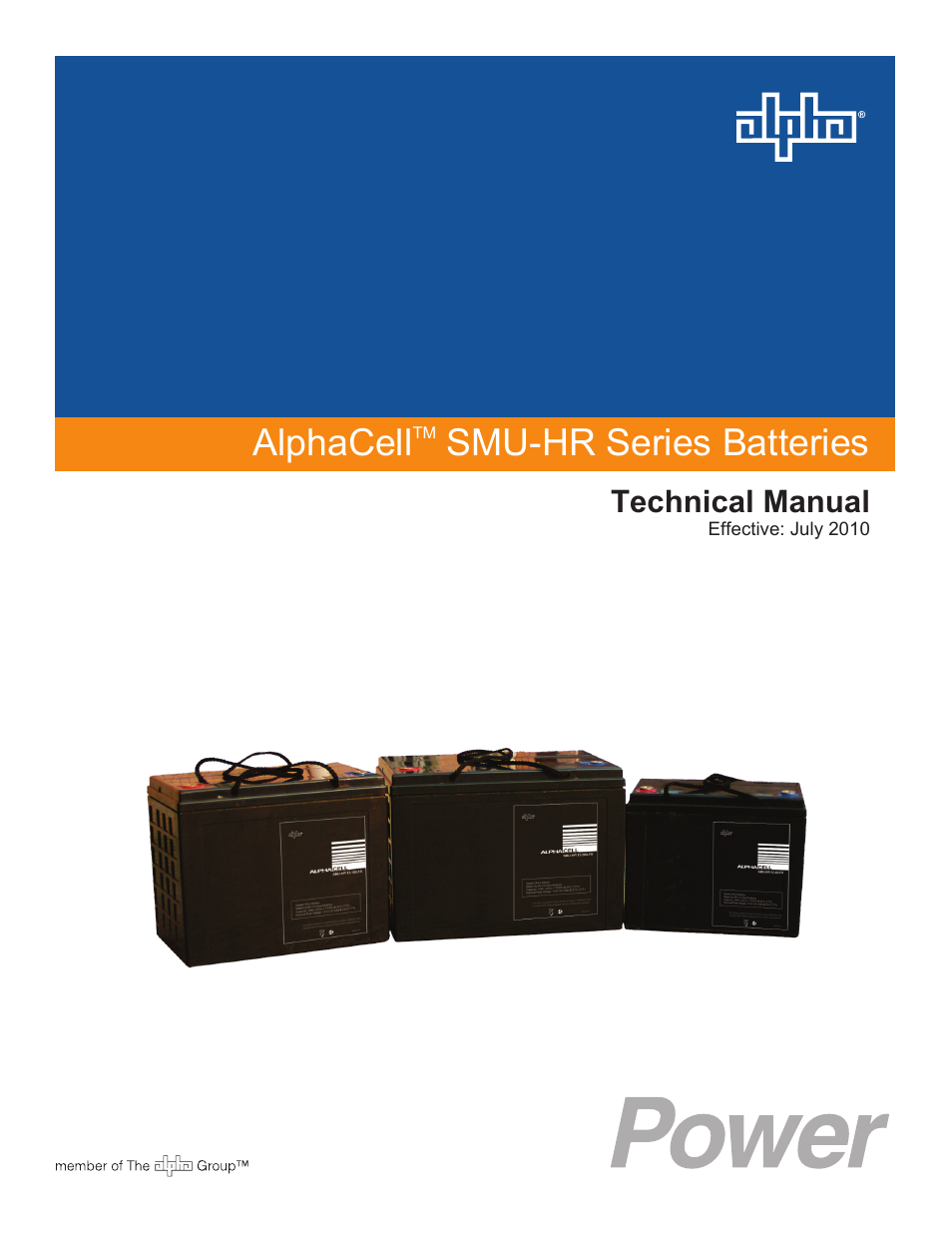 Alpha Technologies AlphaCell SMU-HR User Manual | 23 pages